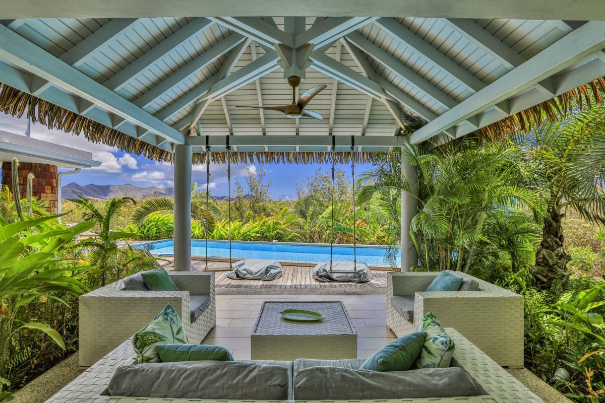 Location villa Saint Martin Terres Basses - Villa 4 chambres 8 personnes - 350m de la plage de Baie aux Prunes - Piscine - Roof Top (3)